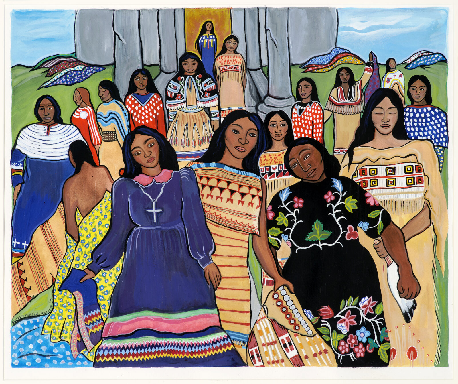 Ancestral Women Taking Back Their Dresses